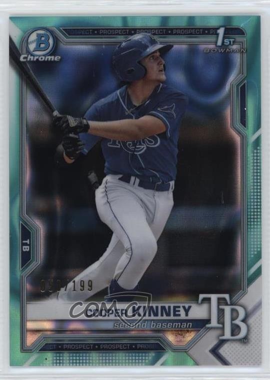 2021 Bowman Draft Chrome Aqua Lava Refractor /199 Cooper Kinney #BDC-127 10yf