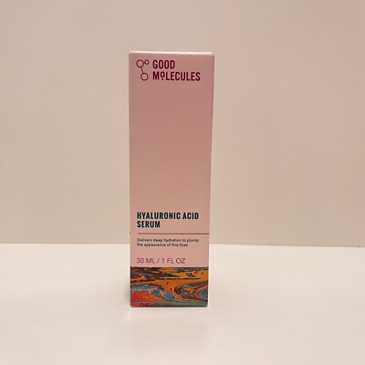 Good Molecules Hyaluronic Acid Serum, 1% HA, Anti-aging Water-Based Skincare 1oz
