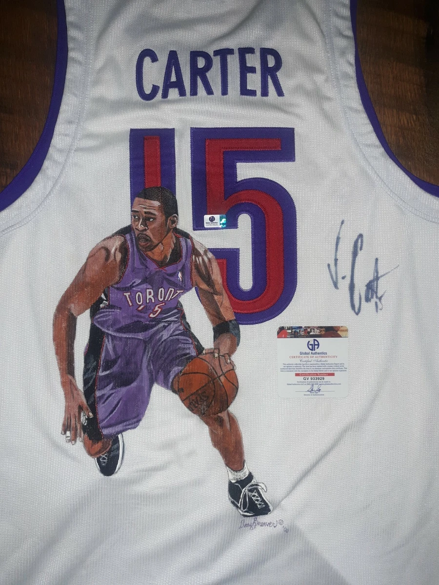 Vince carter sales signed jersey