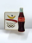 Coca Cola 1988 Worldwide Olympics Sponsor Lapel Pin Vintage