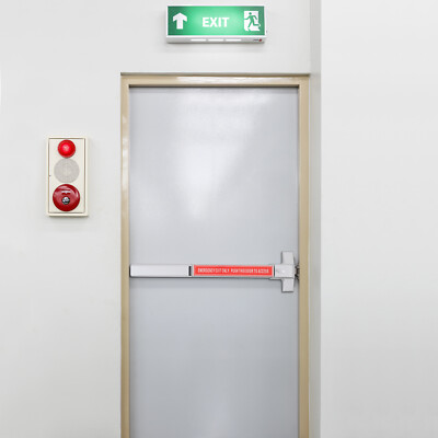Door Push Bar Panic Heavy Duty Commercial Rim Exit Device For 30''-36'' single NEW
