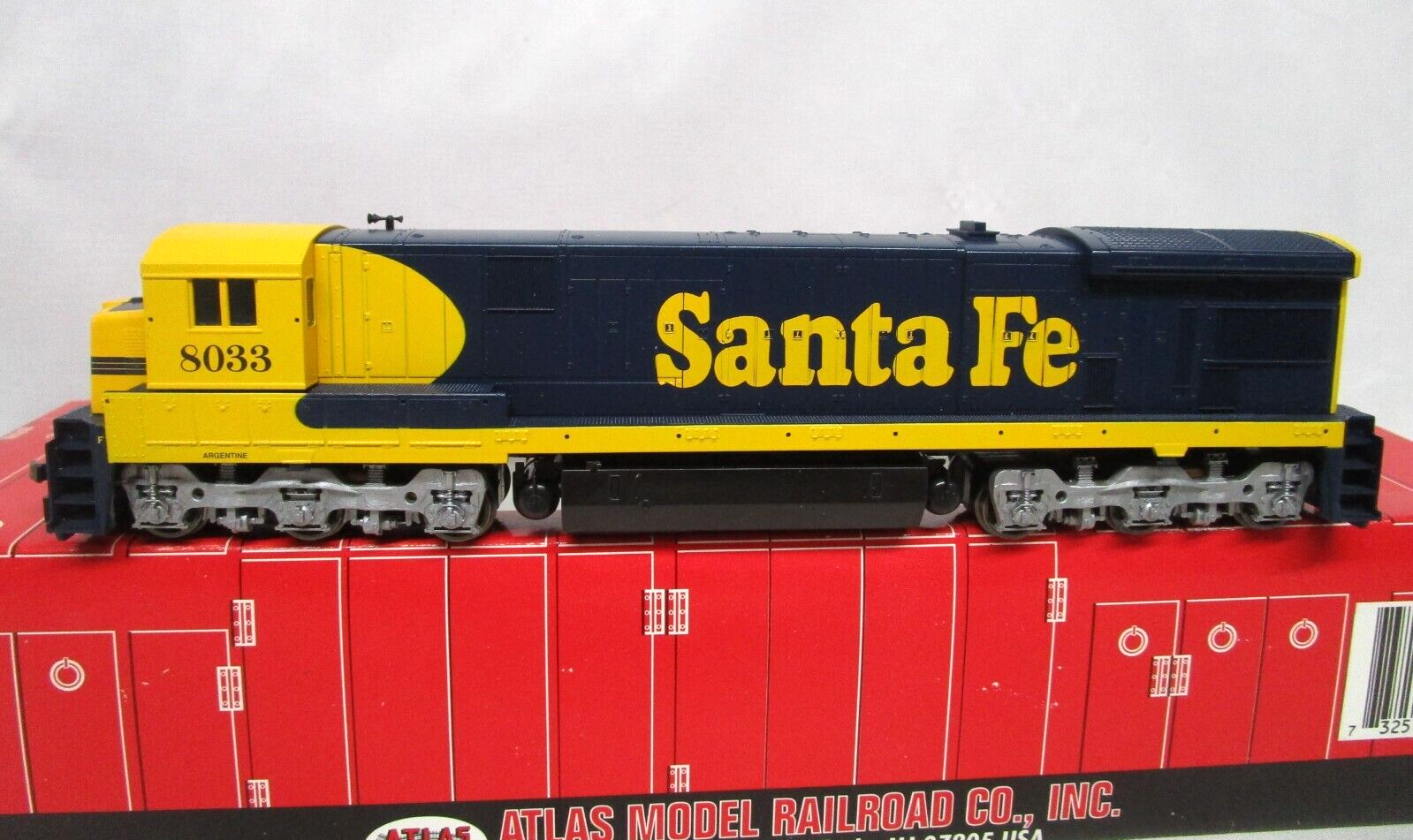 Atlas HO Scale ATSF Santa Fe GE C30-7 Diesel Locomotive #8033 8603 DCC ...