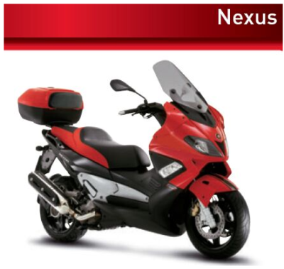 Pare Brise Bulle d'origine Avec Fixation Pour Gilera Nexus Euro