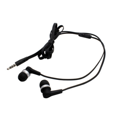In-Ear Stereo Headset schwarz für Crosscall Trekker X3
