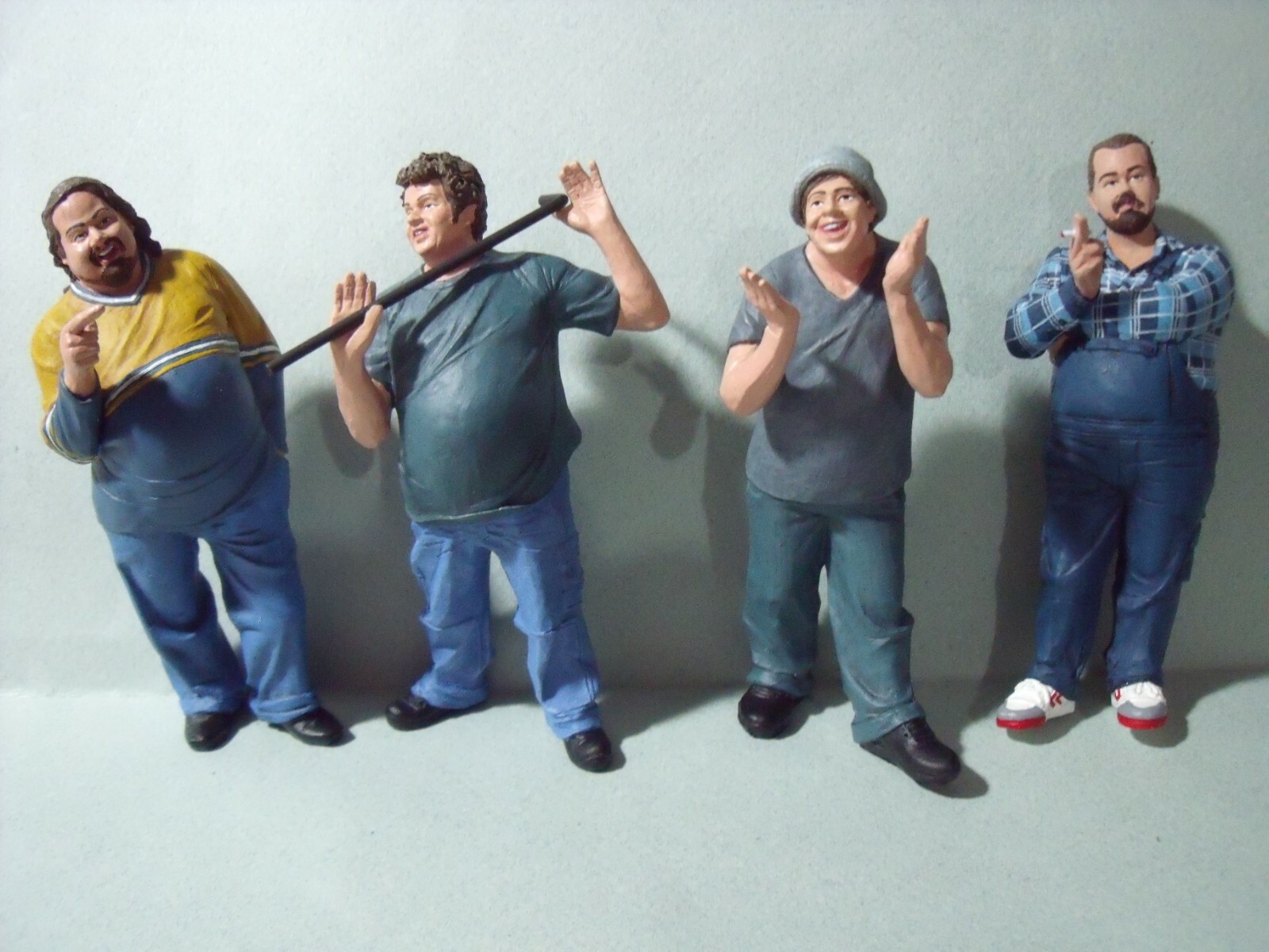 Figurines 1/18 Ludolfs Set 2 Vroom pour animer un diorama de garage