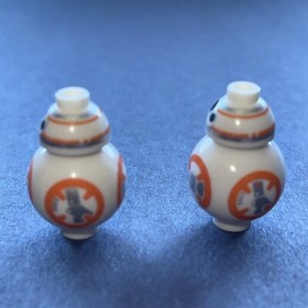 Two (2) LEGO Star Wars Minifigure BB-8 Droids - (75105)