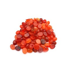 Natural Carnelian Oval Cabochon Loose Gemstone 48 Pcs 7 9 MM 100 CT