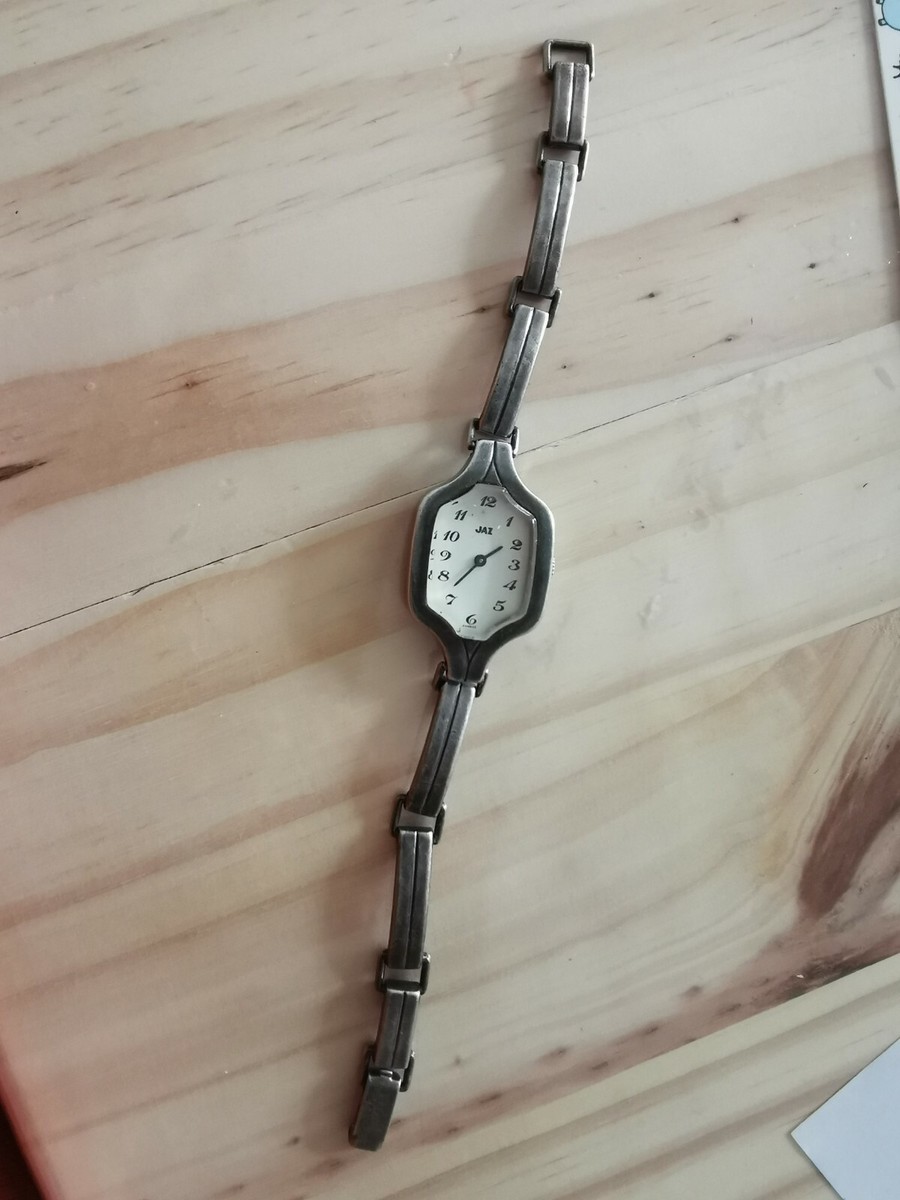 Montre Femme Jaz En Argent Plaqué - Bracelet Et Boîtier Argenté, Occasion