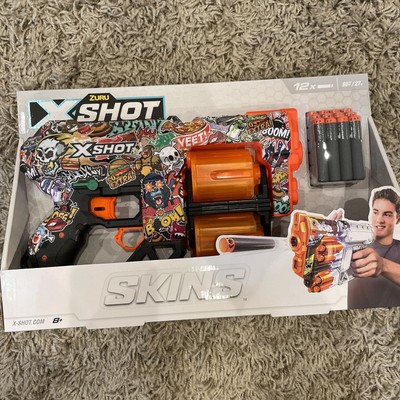 ZURU X-Shot SKINS Flux Soft Dart Blaster Gun *SKETCH* New In BOX