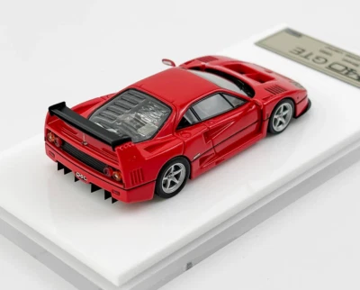 DMH 1:64 Red 1995 F40 GTE Super Racing Sports Model Diecast Resin