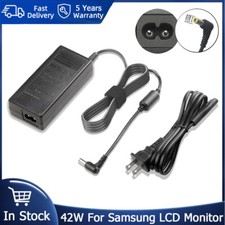 AC Adapter For Samsung LT24E310ND/ZA T24E310ND LED Monitor TV Power Supply Cord