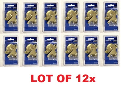 LOT 1x thru 12x Window Crescent Sash Lock Brass Security Hardware Double Hung 