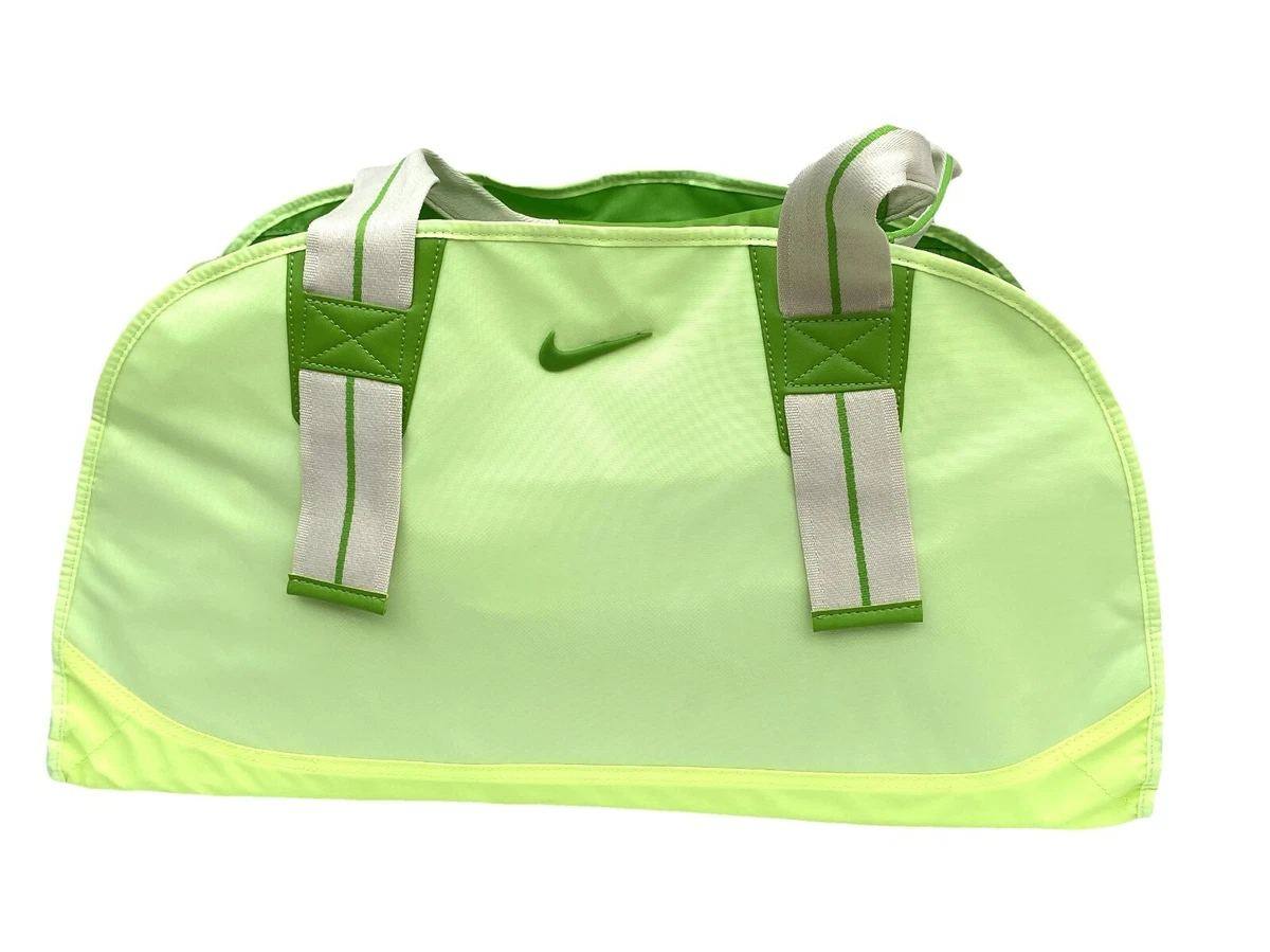 New Vintage NIKE Womens Large Gym Yoga Bag Holdall BA2806 Lime and