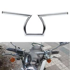 8 3/4" Rise 1" Handlebars Z Bars Fit For Harley Honda Yamaha Suzuki Kawasaki