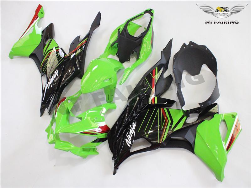FT Injection Green KRT Fairing Fit for Kawasaki 2023 NINJA