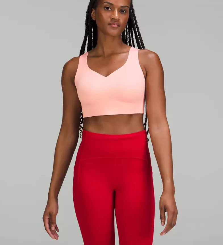 Lululemon Enlite Weave Bra High Support in Baby Pink