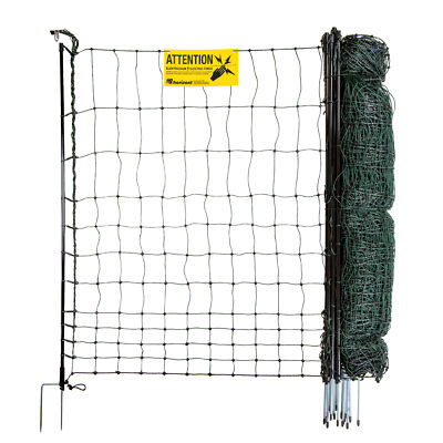 Hundezaun Campingzaun Hundeaulauf Steckzaun Elektrozaun 25-50m Länge 110-120cm