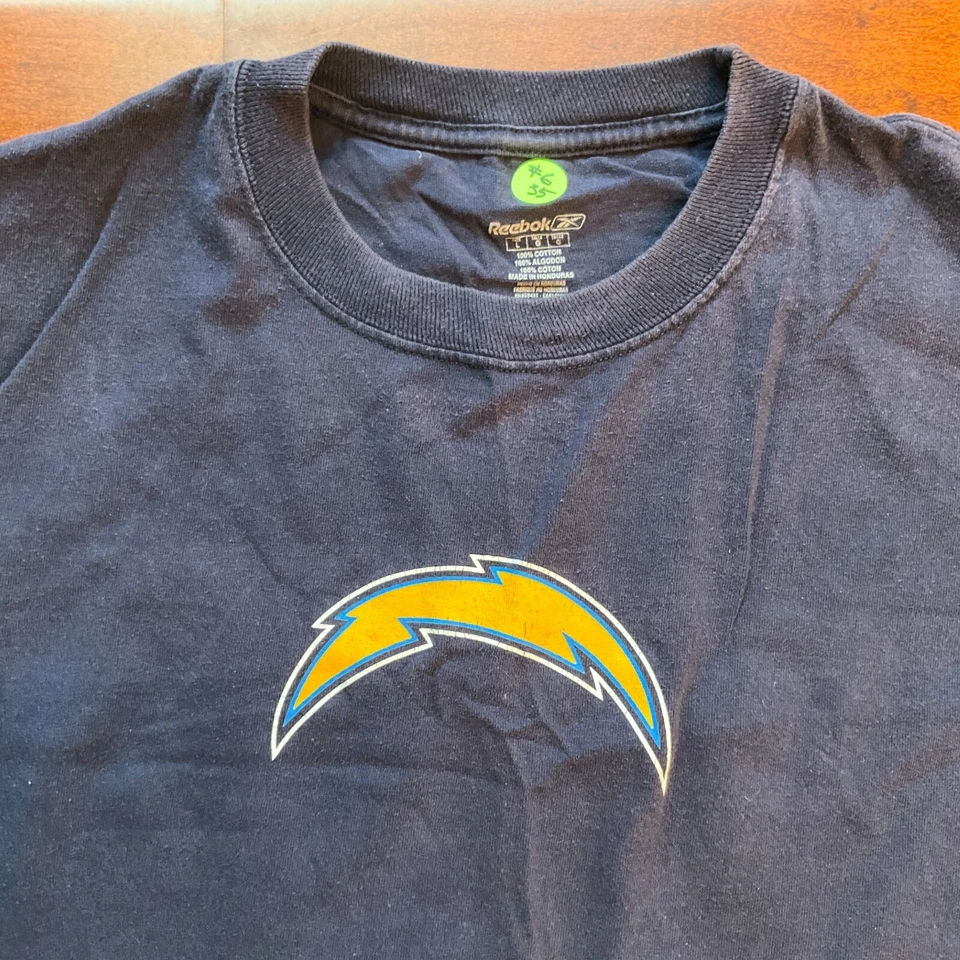 NFL Football Reebok Chargers #17 Rivers Mens Large - Clean! - Image 4 of 4