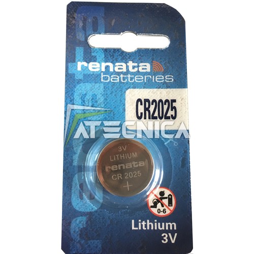 VARTA Serie PROFESSIONAL - Batteria Bottone CR2025 - 3V - Blister da 2