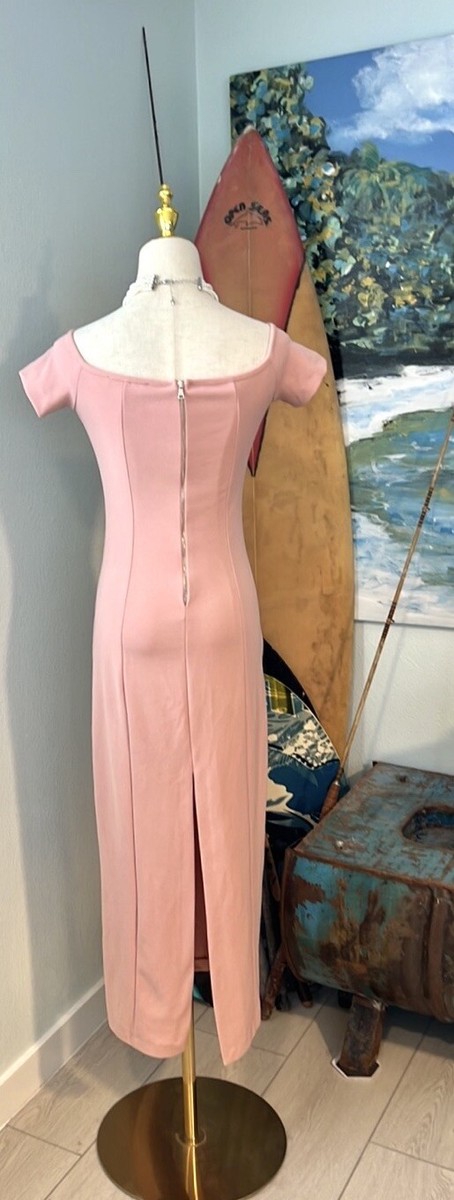 pink bodycon dress zara NWT,Zara,Gorgeous Soft Stretch BodyCon,Square-Neck Cocktail Dress, Size Sm Mini dress with a