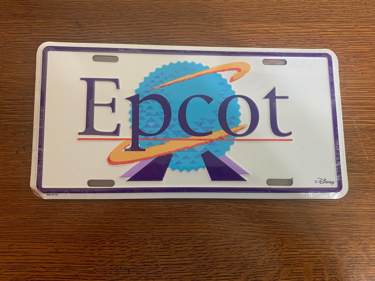Walt Disney World Epcot License Plate Brand New Sealed | eBay