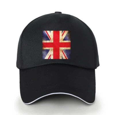 Union Jack Baseball Cap Adjustable Plain Adults Summer Classic Sports Sun Hat