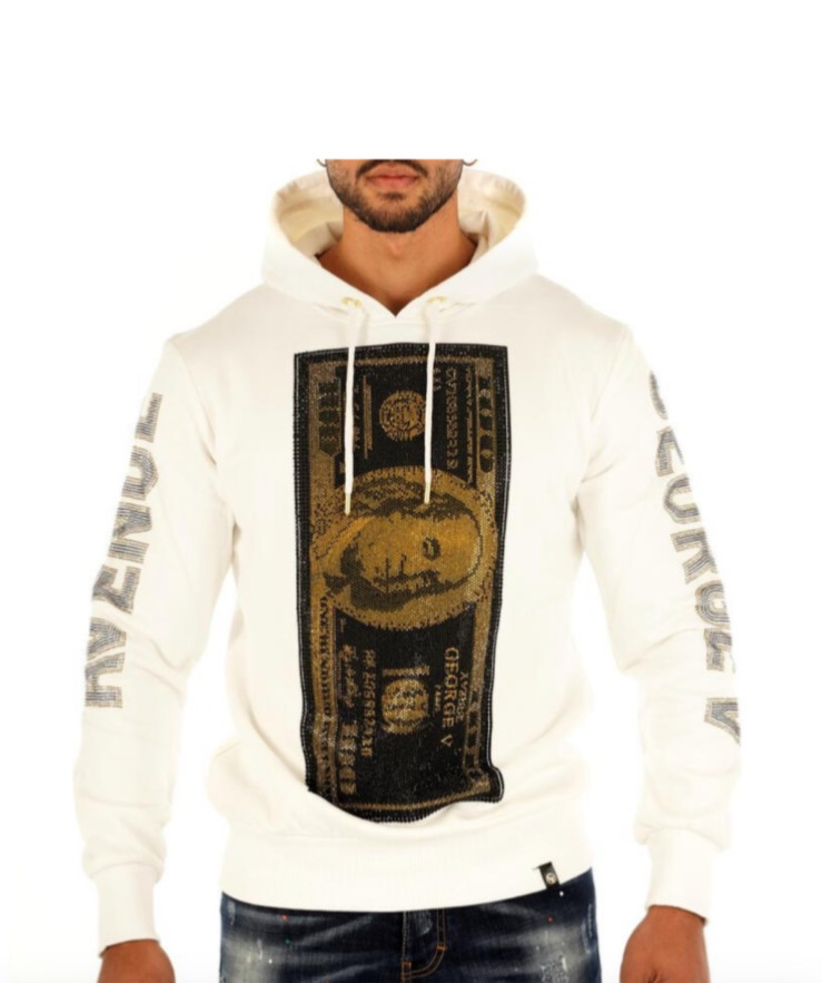 Sudadera con capucha de diseñador George V de París para hombre