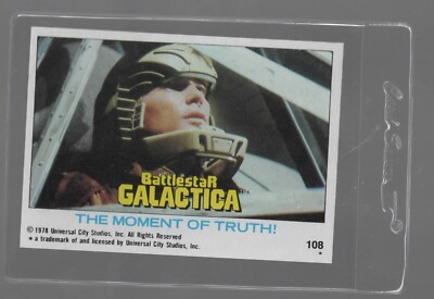 1978 Battlestar Galactica #  108 The moment of truth!