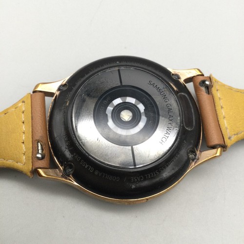 Samsung Galaxy Watch Active 2 40mm Stainless Steel Black Gold Tone Untested - Photo 11 sur 15