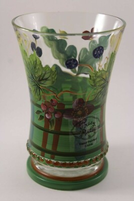 Tracy Porter Beloved Country Highball Glass Flared Tumbler New Handpainted