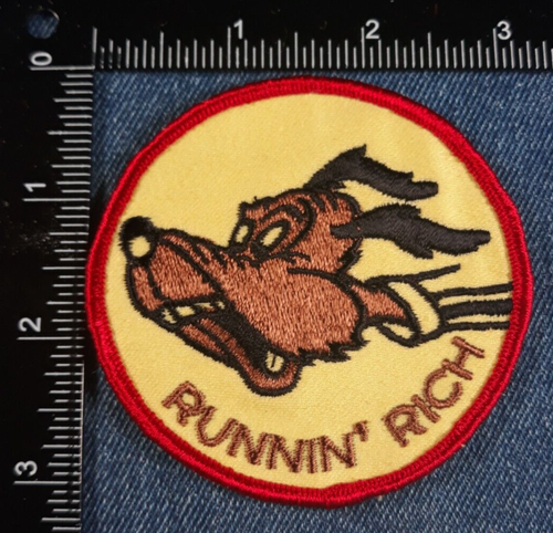 NOS 70s Original Vintage Runnin' Rich 3" Patch Funny Humor Hippie Satire Retro - Picture 3 of 3