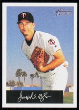 2002 Bowman Heritage Black Box Joe Mays Minnesota Twins #275