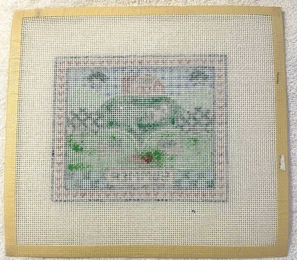 Susan Treglown Needlepoint Design Summer Hand Painted Canvas 11 x 12 - Image 4 of 4