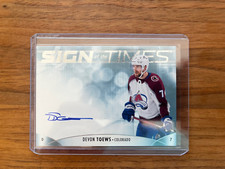 2023-24 SP Authentic Sign Of The Times Devon Toews - Colorado Avalanche