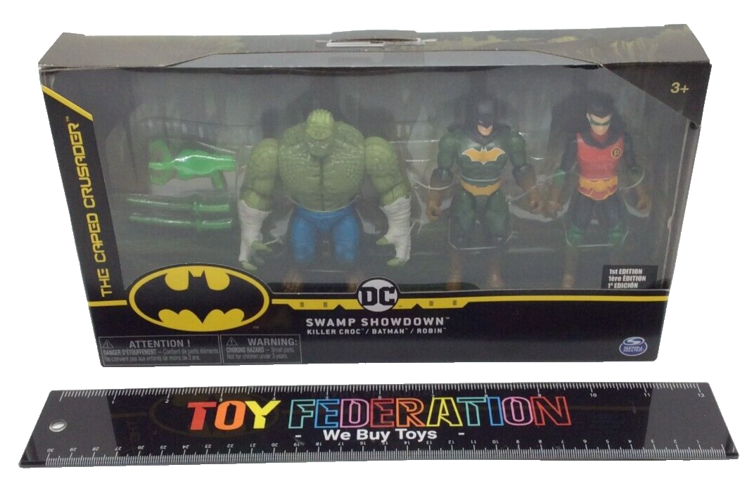 Spin Master DC: SWAMP SHOWDOWN KILLER CROC. BATMAN & ROBIN - 2020