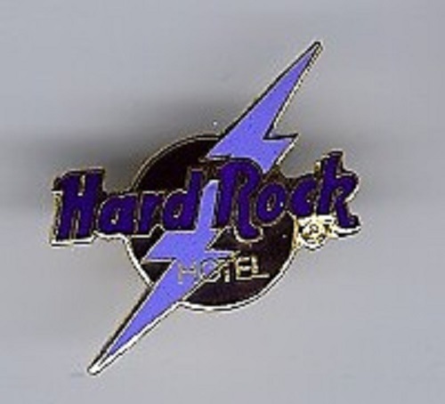 Hard Rock Las Vegas HOTEL LIGHTNING BOLT Logo ERROR Pin - Picture 1 of 1