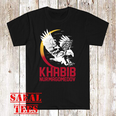 Khabib Nurmagomedov The Eagle Russian Men's Black Size S-5XL