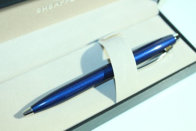 Sheaffer 100 Rollerball Blau Lack mit Chrom Applikationen 9339-2 E2933951-30
