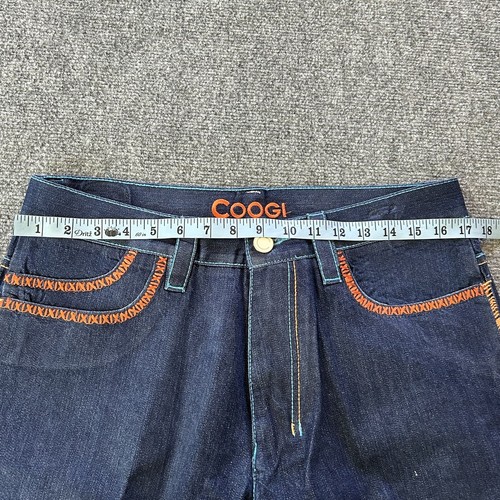 Coogi Jeans Herren 34 x 34 Dark Wash Denim Vintage Y2K Baggy Mountain Deer bestickt - Bild 9 von 16