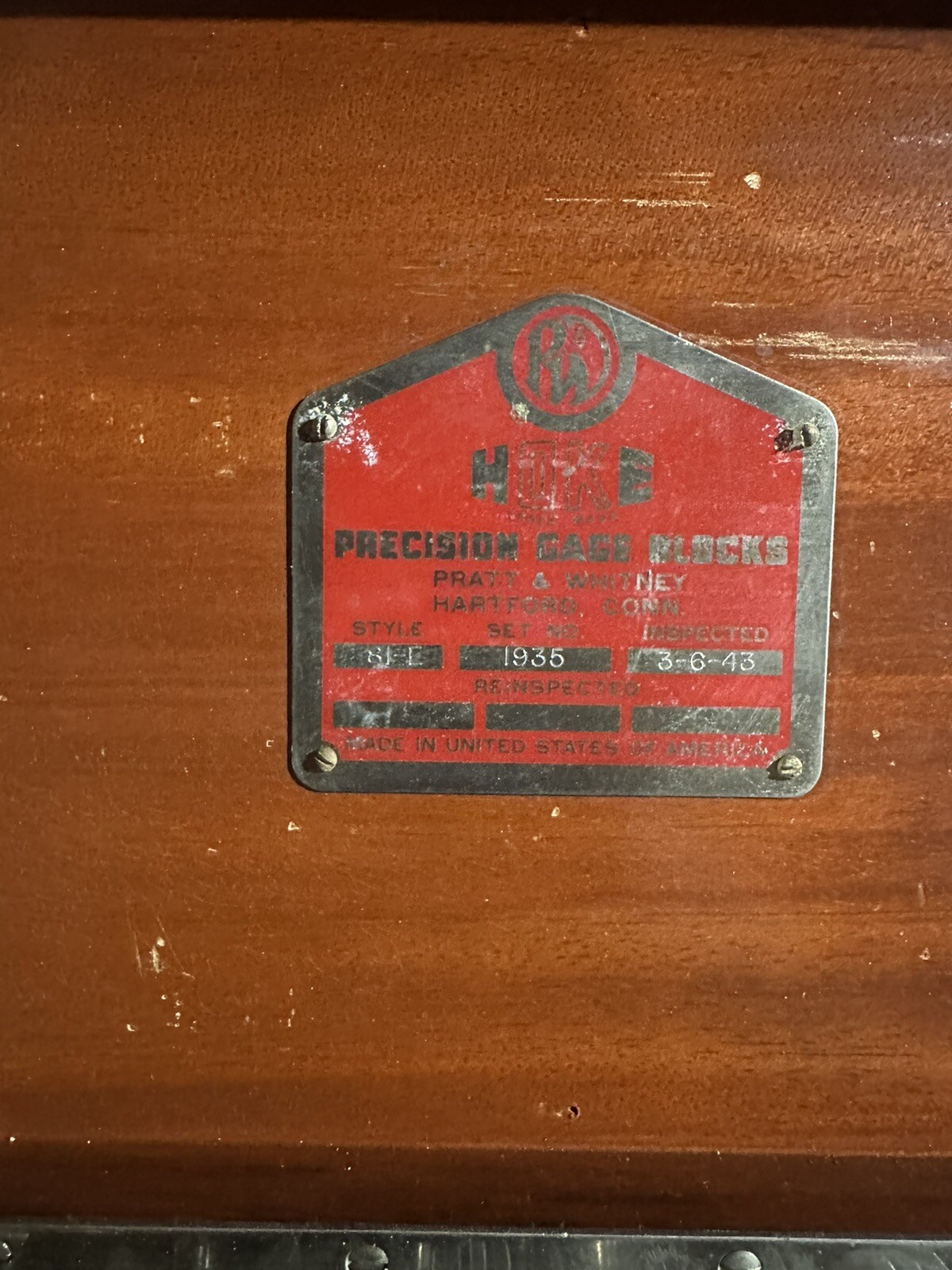 Vintage pre1943 Hoke Precision Gage Block set. Complete. 81E style