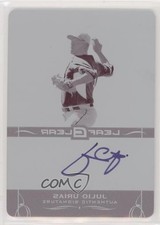 2015 Leaf Ultimate Draft Clear Printing Plate Magenta 1/1 Julio Urias Auto tj0