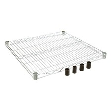 Olympic J2424C 24 in x 24 in Chromate Finished Wire Shelf