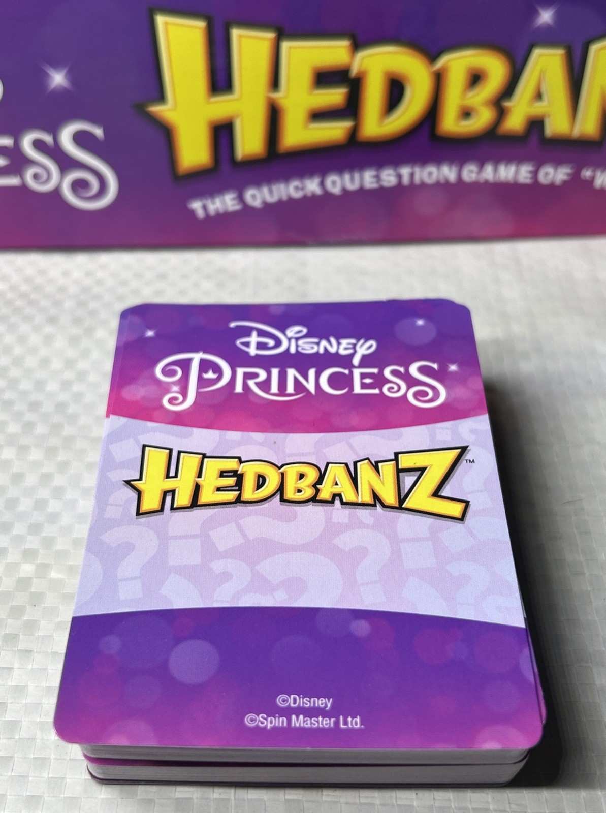 Disney Princess Hedbanz Complete Character Card Lot + Sample Cards Full 68 Set