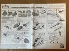MM Power Rangers vintage 1994 Thunderzord Assault Team instructions only