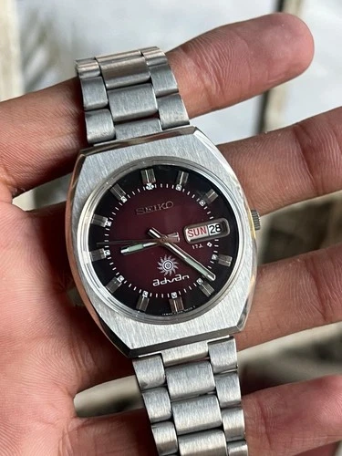 Vintage Seiko Advan Mens Automatic Day Date 6309