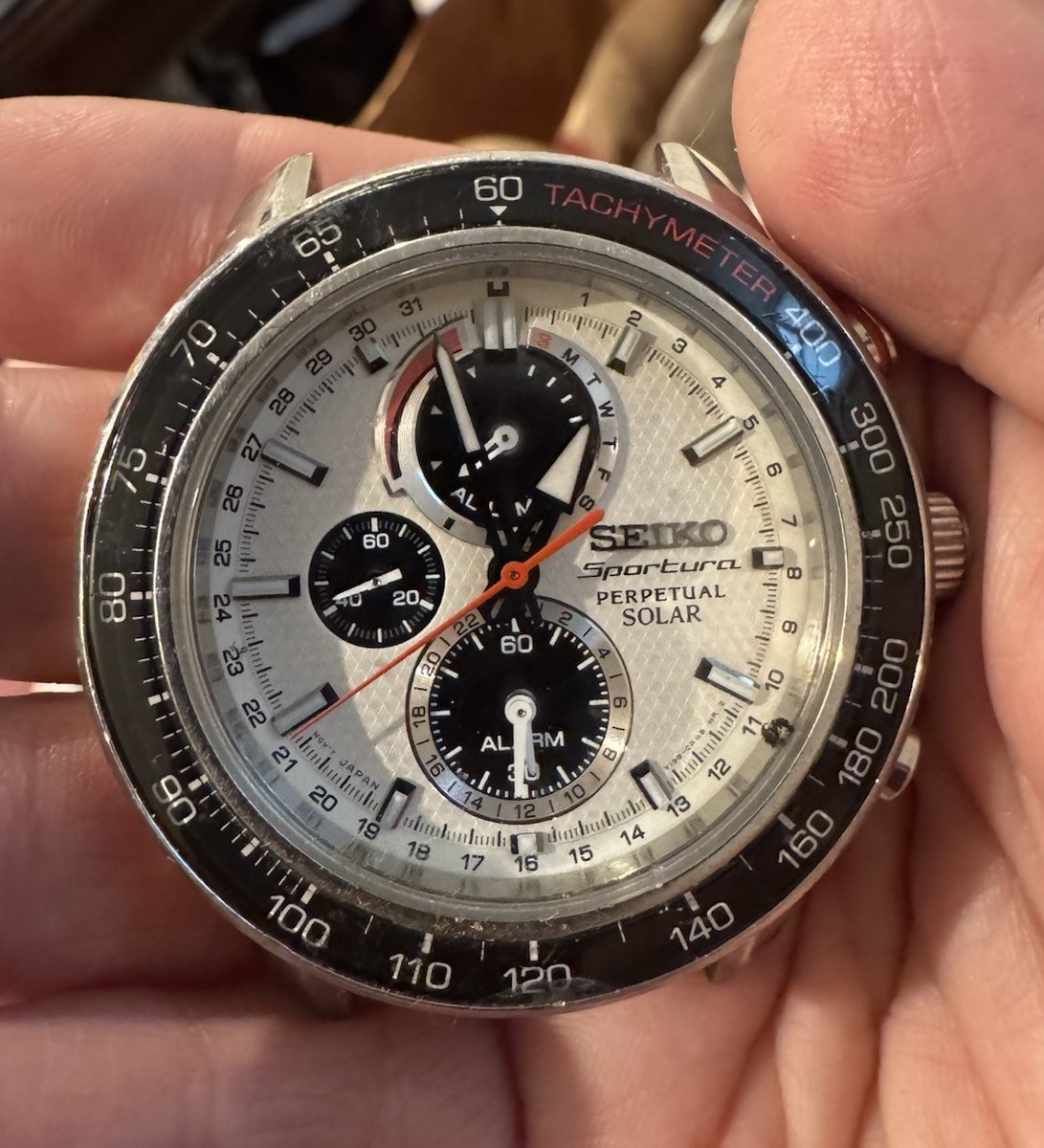 日本未発売】SEIKO SPORTURA PERPETUAL CHRONOGRAPH セイコー