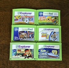 Lot of 6 Leap Frog Leapster Explorer Leap Pad...