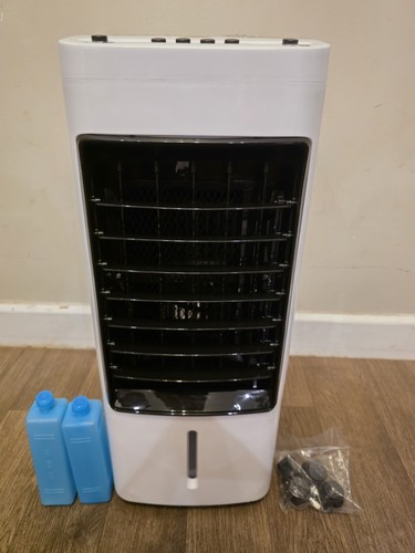 Alivio Portable Evaporative Air Cooler 3-Speed Push Button Floor White/Black