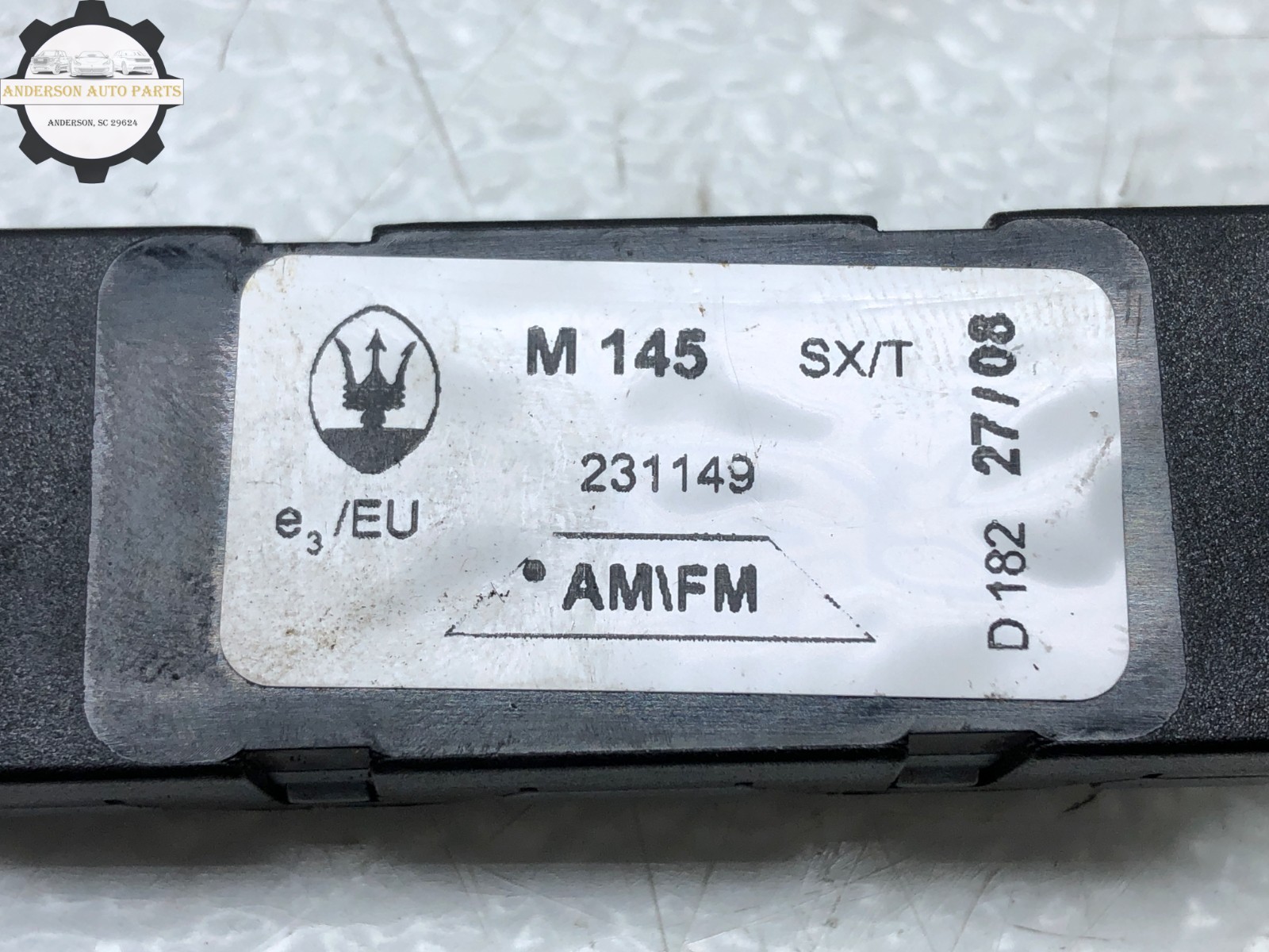 Maserati GranTurismo 2008-2018 Antenna amplifier