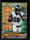 2025 Topps Chrome Saquon Barkley Refractor (RAW)